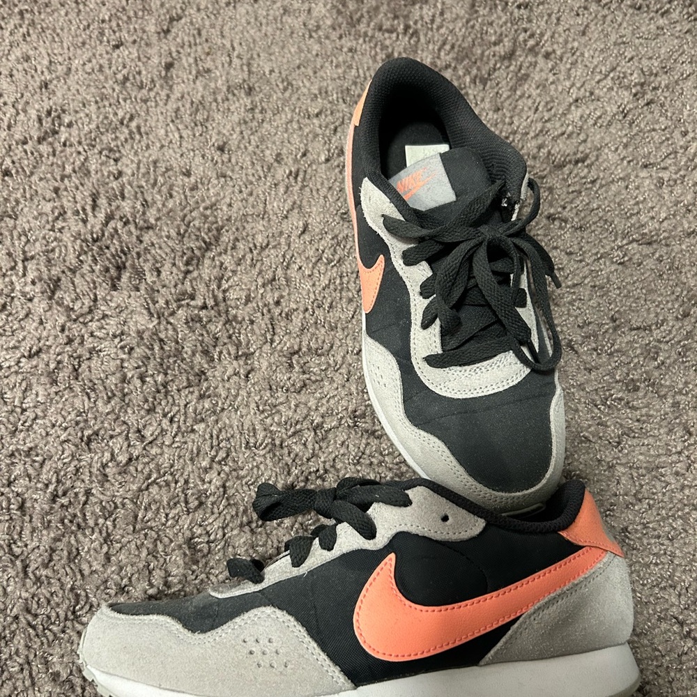 Nike Black and Coral Sneakers
